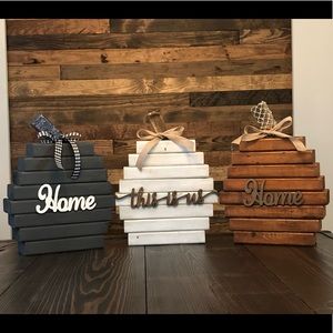 Custom indoor/outdoor wood decor .